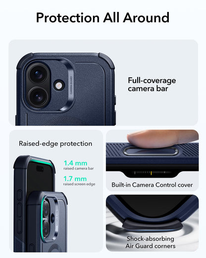 ESR Cyber Tough for iPhone 18 Pro Max/17 Pro Max Case, Black