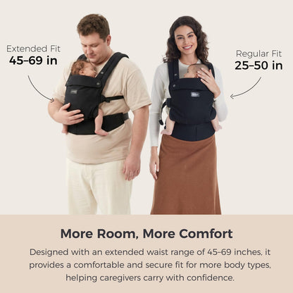 Momcozy PureHug Baby Carrier - Ergonomic, Cozy and Lightweight for 7-45 lbs