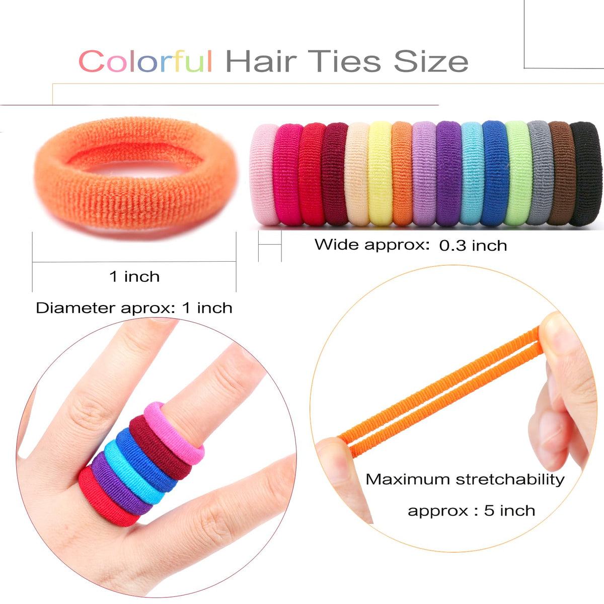 200PCS Baby Hair Ties,Small Hair Ties for Baby Girls Toddlers