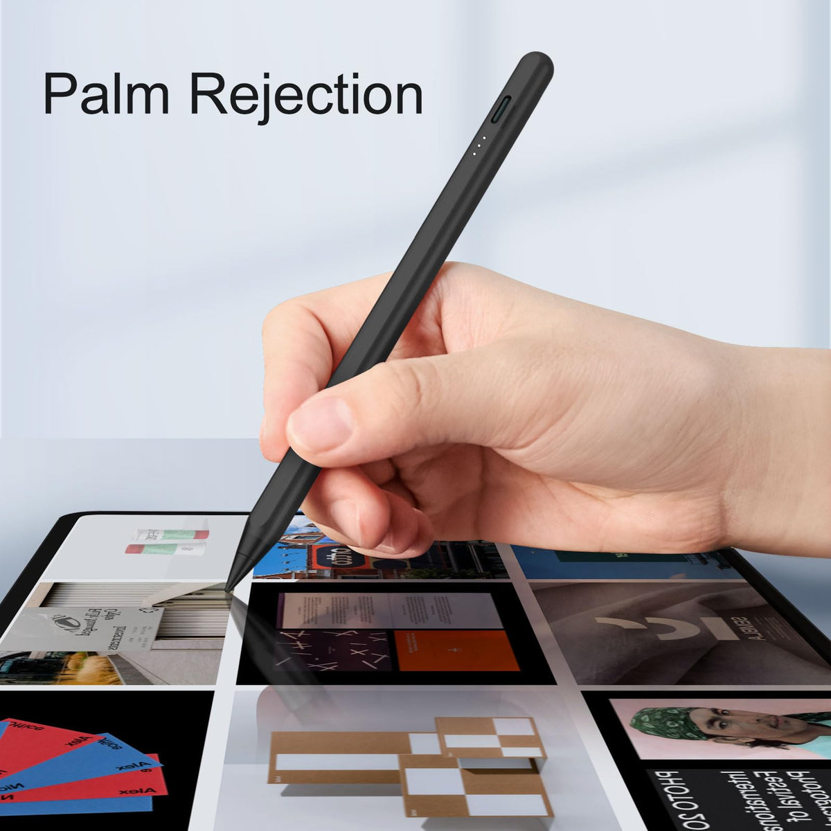 DIGIROOT iPad Pencil for 2018-2026, Plam Rejection Stylus Pen for iPad