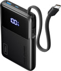 INIU Portable Charger, Smaller 45W Fast Charging Power Bank, 10000mAh Black