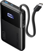 INIU Portable Charger, Smaller 45W Fast Charging Power Bank, 10000mAh Black