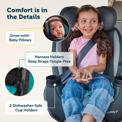 Safety 1st Grow and Go All-in-One Convertible Car Seat - Black Phantom