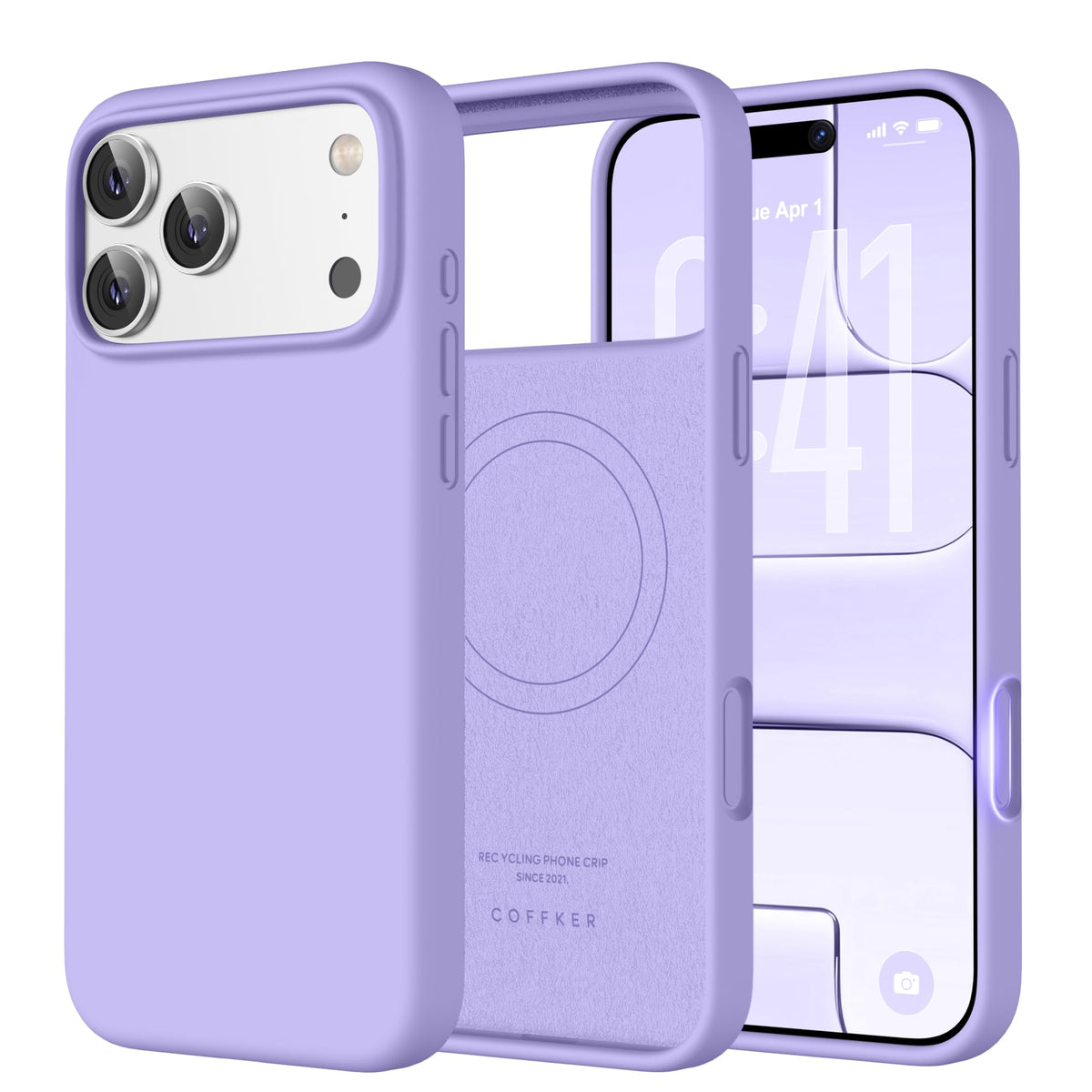Magnetic for iPhone 18 Pro /17 Pro Case Silicone, Wine Red