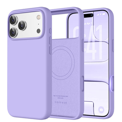 Magnetic for iPhone 18 Pro /17 Pro Case Silicone, Wine Red