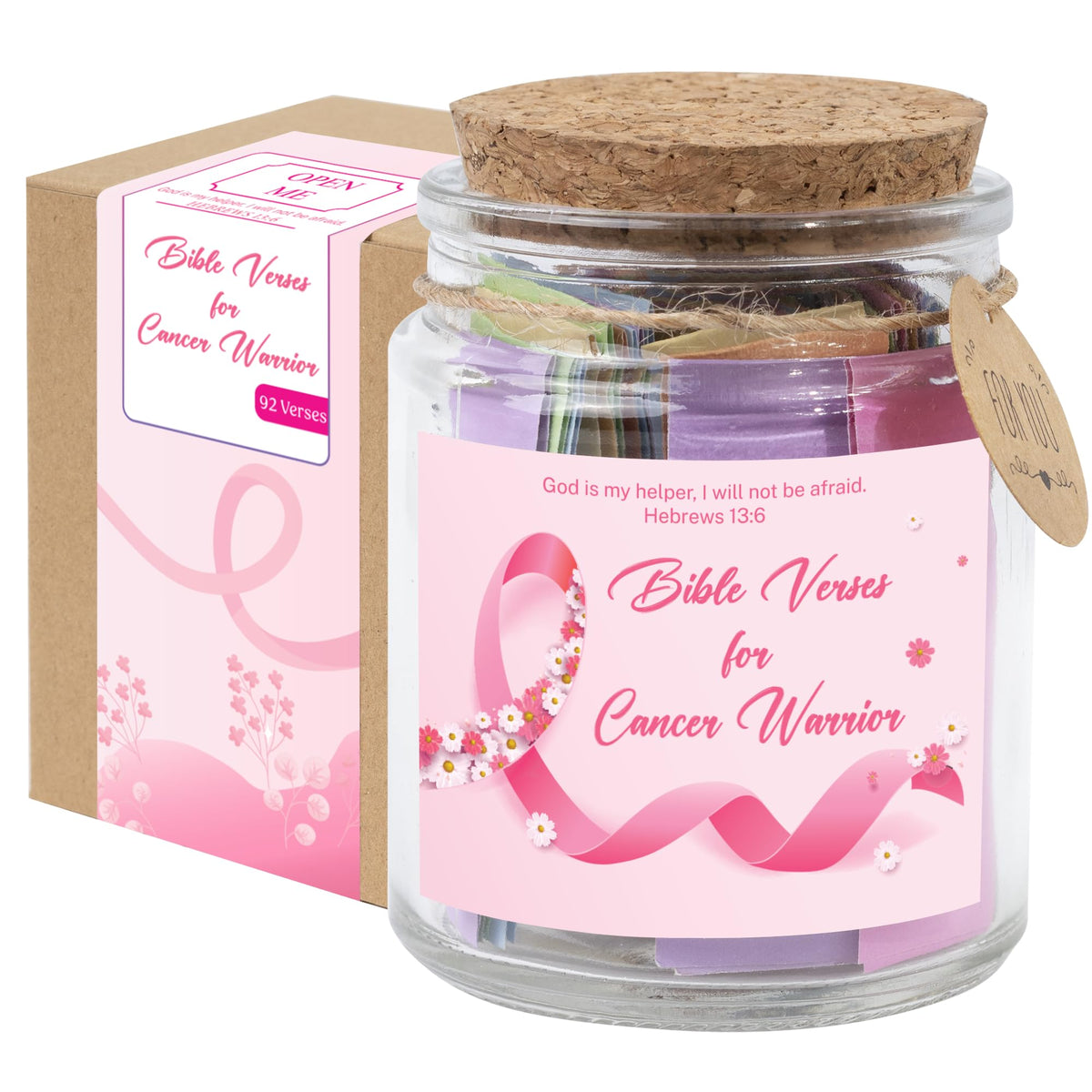 Read This When Bible Verses Jar – Birthday Gifts for Women, Christian Gifts, Christmas Gift for Women, Gift for Mom from Daughter