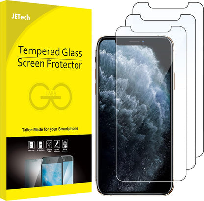 JETech Screen Protector for iPhone SE 3/2 (2022/2020), 3-Pack