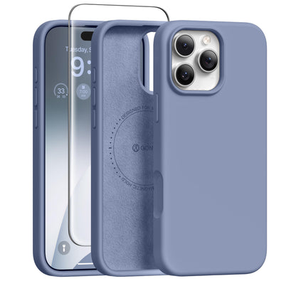 GONEZ for iPhone 18 Pro Max Case/iPhone 17 Pro Max Case, Mist Blue