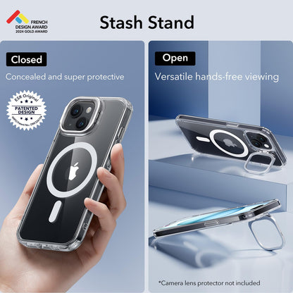 ESR Classic Hybrid for iPhone 18 Pro Max/17 Pro Max Case with Flex Stand
