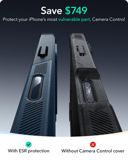 ESR Cyber Tough for iPhone 18 Pro Max/17 Pro Max Case, Black
