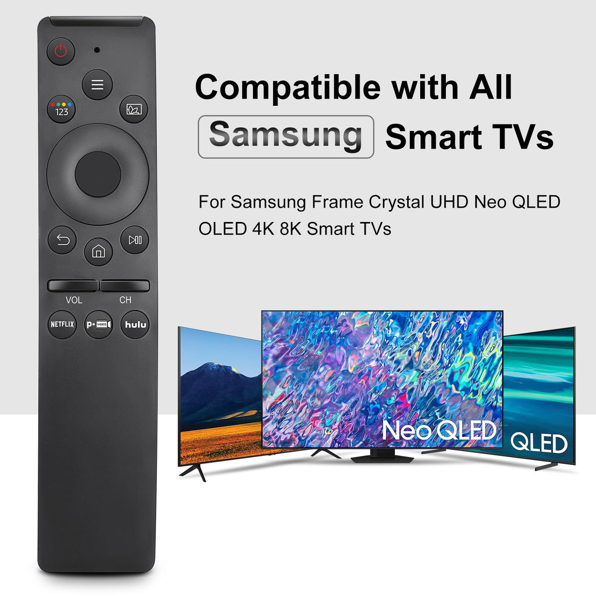 Replacement Remote Control for Hisense Smart Google TV，for Hisense UHD 4K ULED Google TVs