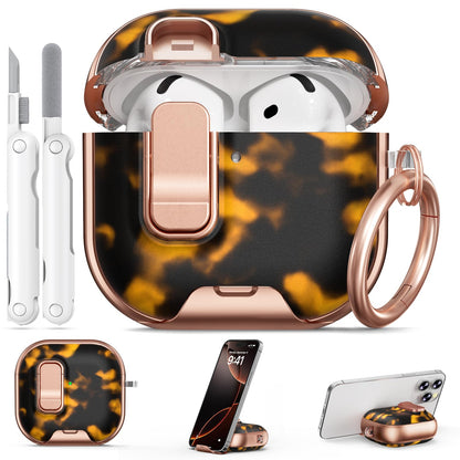 for AirPods Pro 2nd/1st Case (2023-2019)-Purple Bell Flower