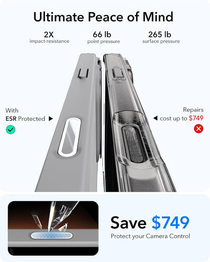 ESR Classic Hybrid for iPhone 18 Pro Max/17 Pro Max Case with Flex Stand