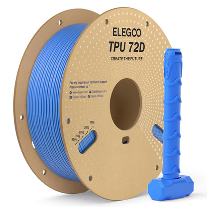 ELEGOO TPU 3D Printer Filament 1.75mm Black 1KG, 95A Flexible