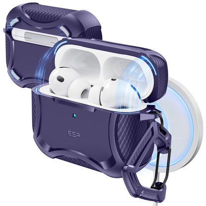 ESR for AirPods Pro 2 Case, Compatible with MagSafe, Cyber Series, Black