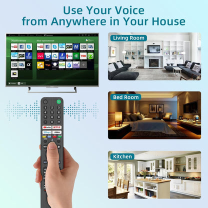 Rechargeable TV Remote for Samsung Smart TVs. Replacement Voice Remote.