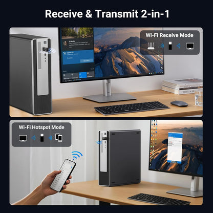 UGREEN WiFi Adapter for Desktop PC, AX900 USB WiFi 6 Adapter