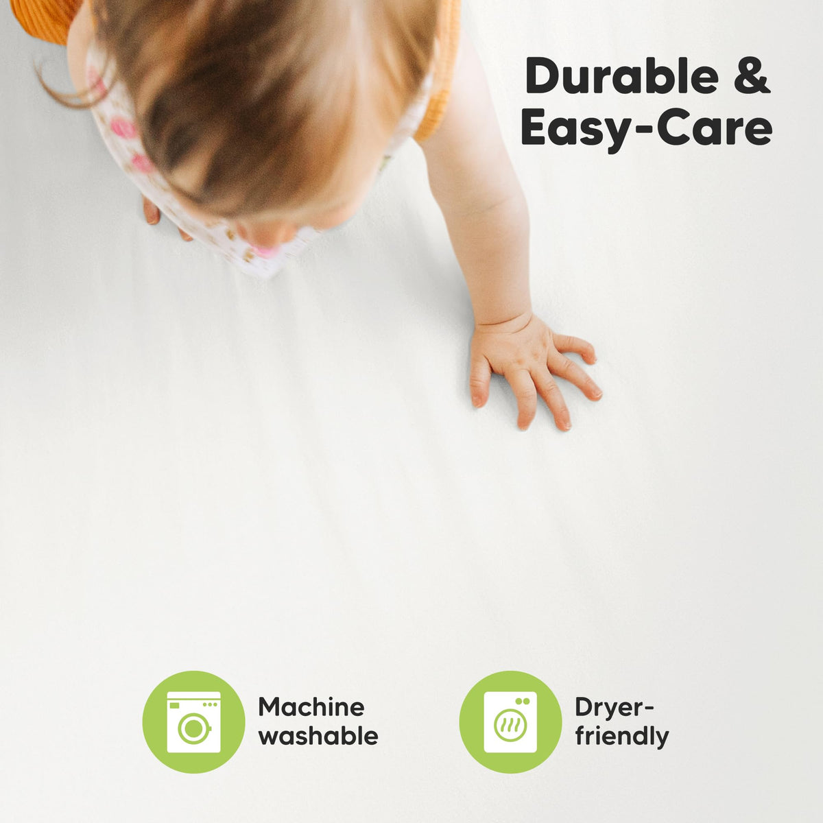 2pk Mini Crib Sheets Fitted 38x26 Pack N Play Mattress Sheet (Bumble Bear)