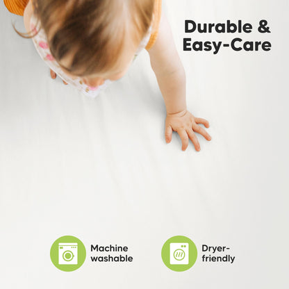 2pk Mini Crib Sheets Fitted 38x26 Pack N Play Mattress Sheet (Bumble Bear)