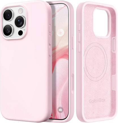 GolbinBox Magnetic for iPhone 13/14 Case, Silicone Cover, Blackcurrant