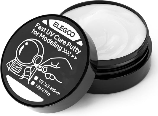 ELEGOO UV Putty for 3D Print Modeling (60g White)