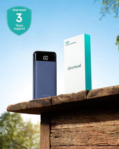 charmast Portable Charger Power Bank with Reinforced Built-in 4 Cables