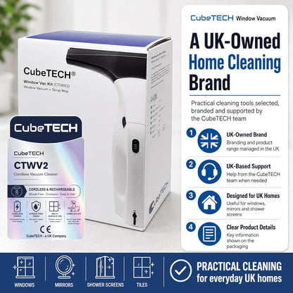CubeTECH Window Vacuum Cleaner CTWV2
