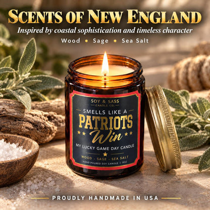 Vikings Gifts for Women / Men - Smells like a Vikings Win Candle, USA Made