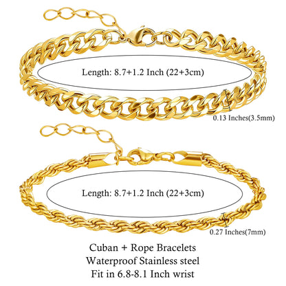 Mens Bracelet for Men, Waterproof Bracelet for Men Jewelry