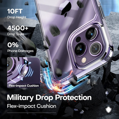 TAURI for iPhone 16 Pro Case, Compatible with MagSafe, Clear