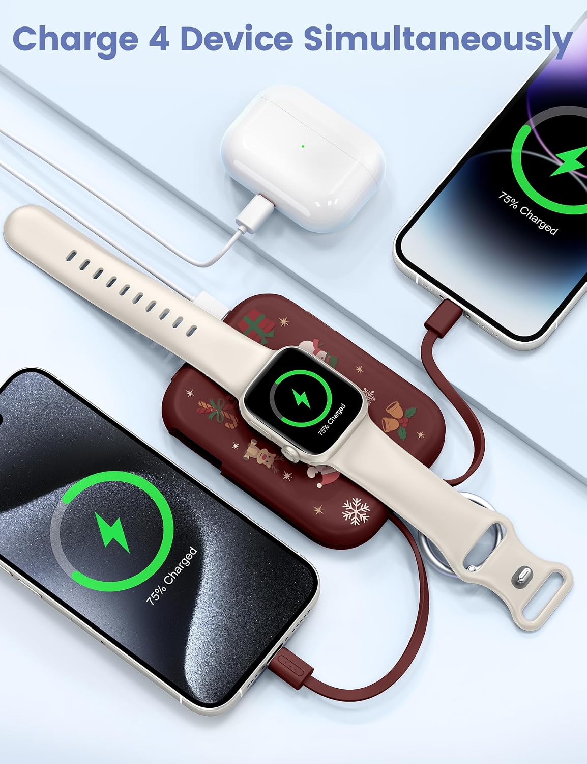 RORRY CharmGo Portable Charger, 5000mAh Portable Charger Power Bank
