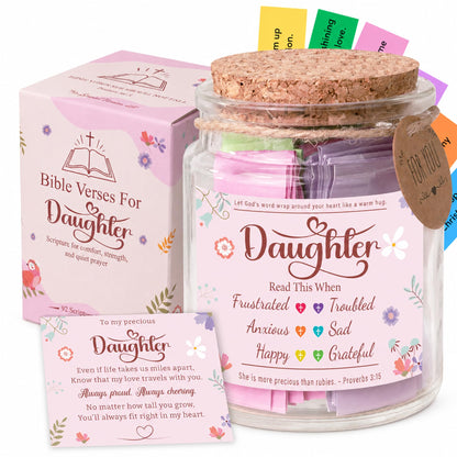 Read This When Bible Verses Jar – Birthday Gifts for Women, Christian Gifts, Christmas Gift for Women, Gift for Mom from Daughter