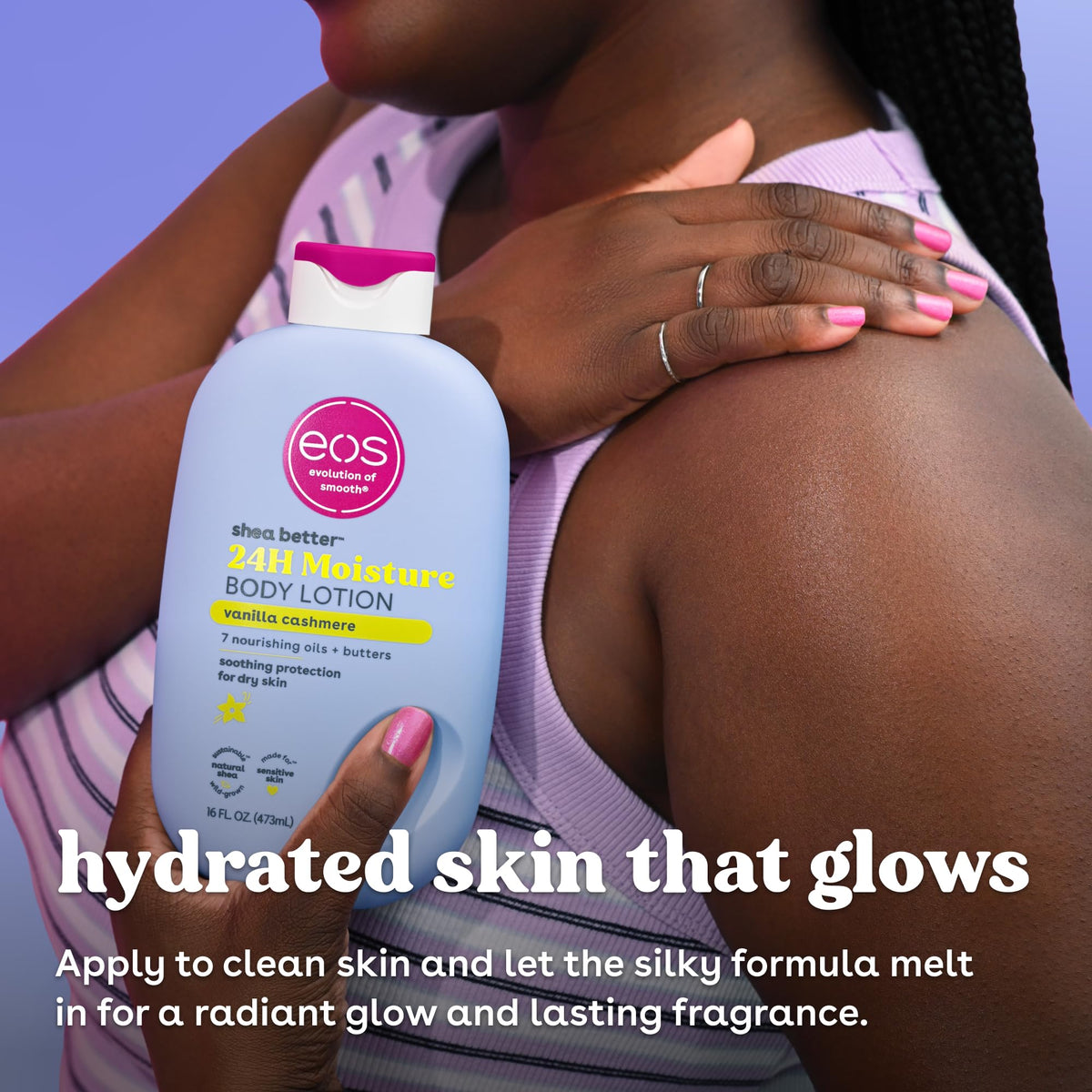 eos Shea Better Body Lotion- Crème de Pistachio, Natural Shea, 16 fl oz