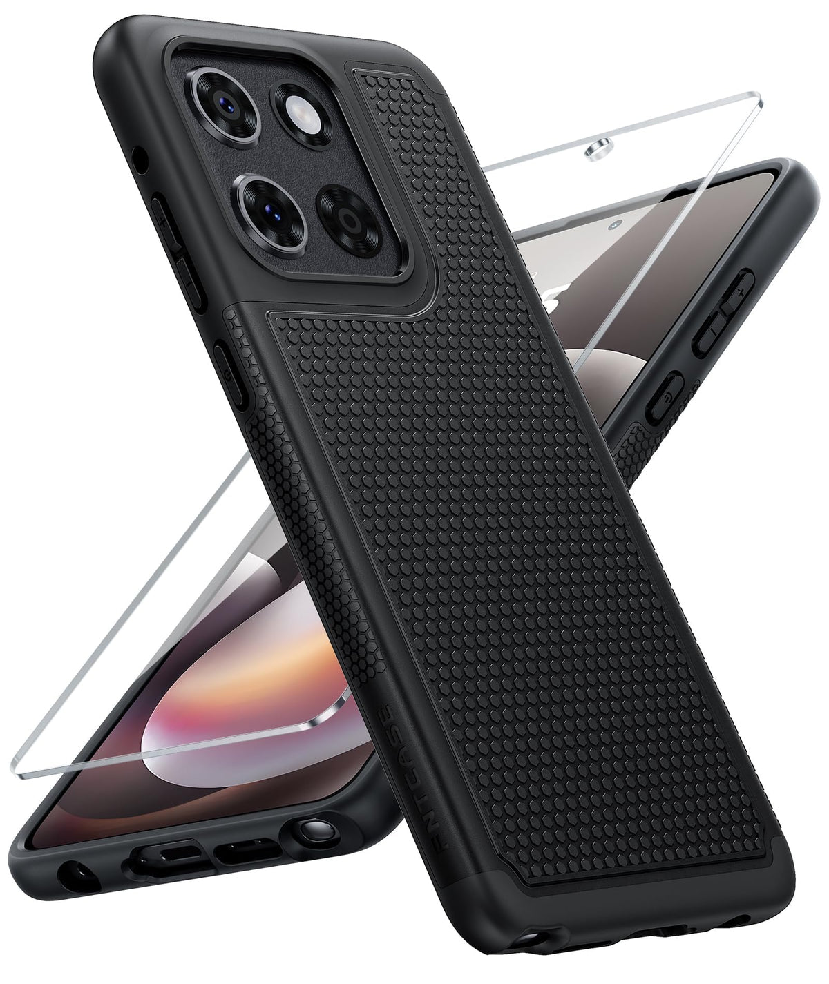 FNTCASE for Google Pixel 9a Case: Green Non Slip Textured