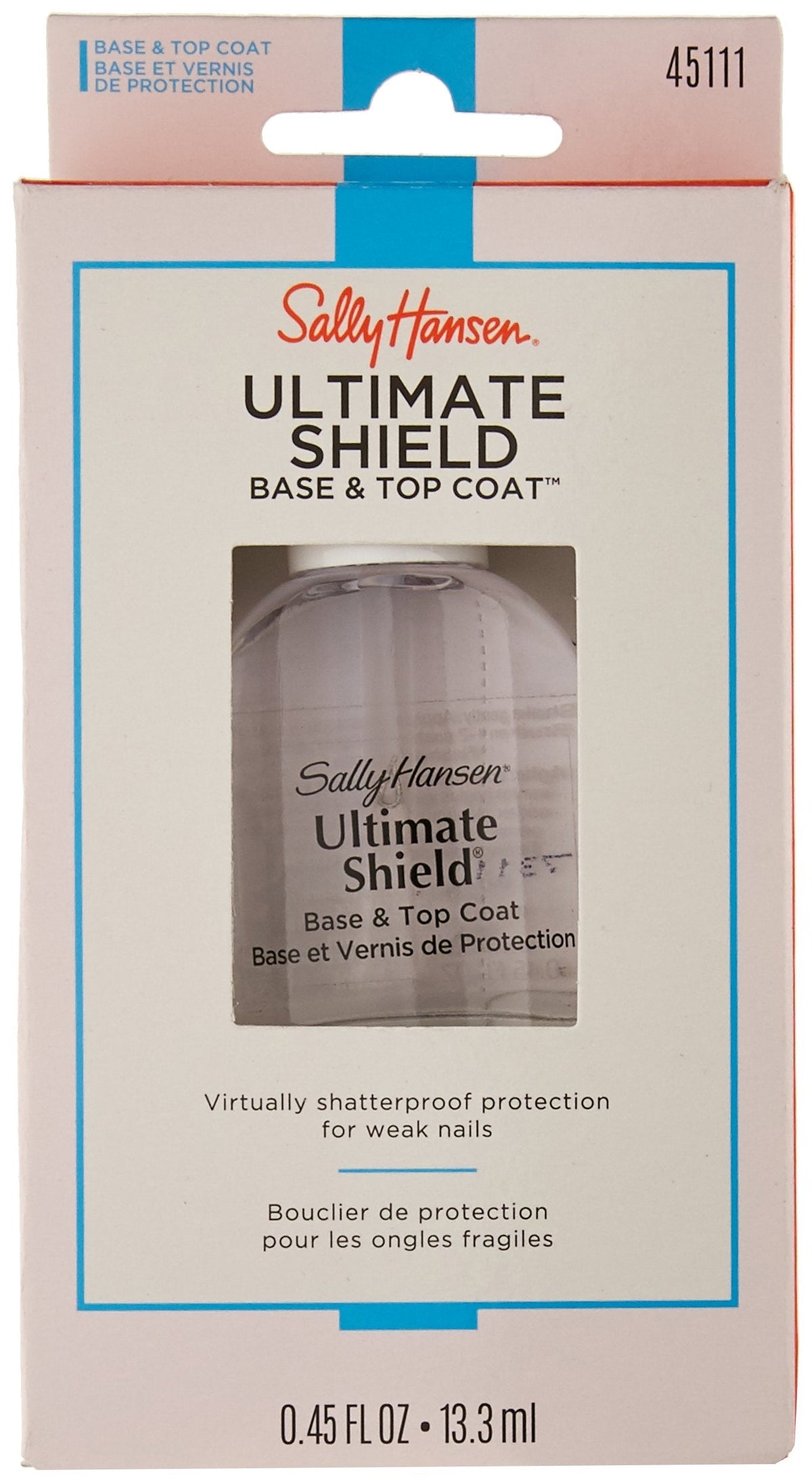 Sally Hansen Advanced Hard as Nails™, Clear Nail Strengthener, Includes Retinol and Nylon, Nourishing