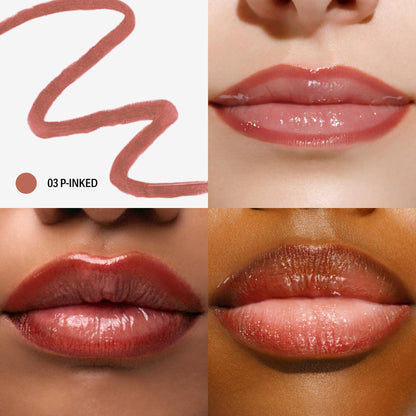 Sacheu Lip Liner STAY-N Peel Off Lip Stain, Longwear, Main Character