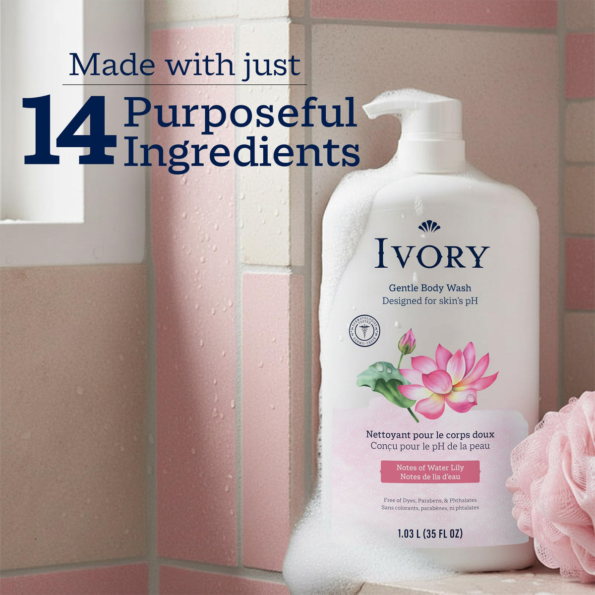 Ivory Body Wash Designed for the Whole Family, Original Scent, 35 fl oz