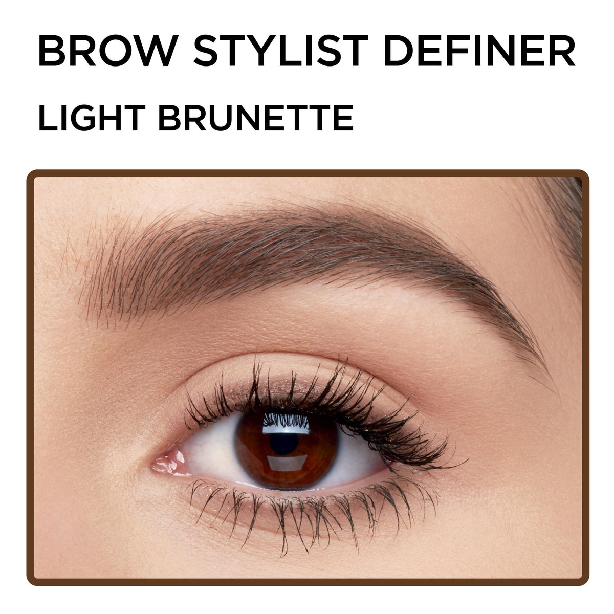 L'Oreal Paris Makeup Brow Stylist Definer Waterproof Eyebrow Pencil, Ultra-Fine Mechanical Pencil, Draws Tiny Brow Hairs and Fills in Sparse Areas and Gaps, Dark Brunette, 0.11 Ounce (Pack of 2)