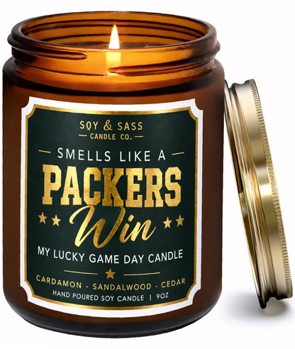 Vikings Gifts for Women / Men - Smells like a Vikings Win Candle, USA Made