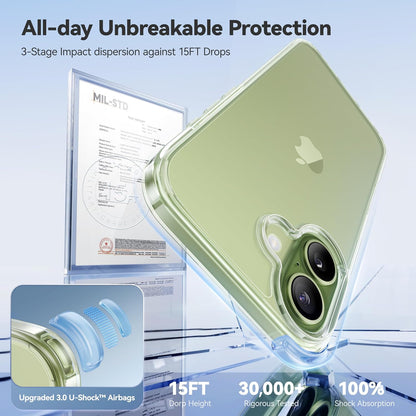 CASEKOO for iPhone Air Case, Crystal Clear, Patented Anti-Yellowing, Slim