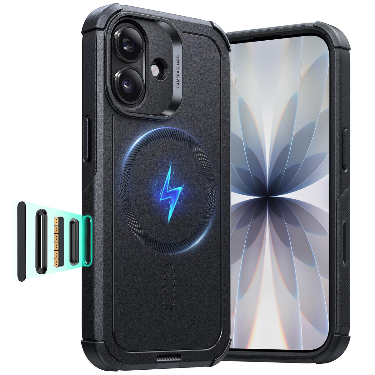 ESR Cyber Tough for iPhone 18 Pro Max/17 Pro Max Case, Black