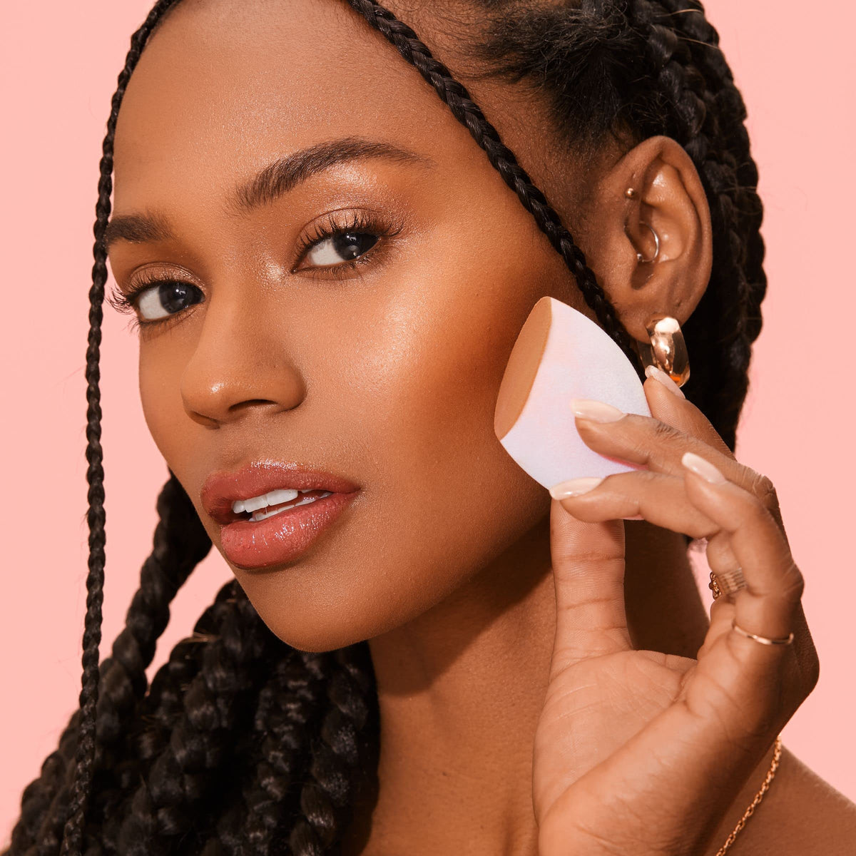Real Techniques Mini Miracle Complexion Sponge for Makeup, 4 Count