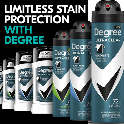 Degree Men UltraClear Antiperspirant Deodorant, 2 Count, 2.7 oz