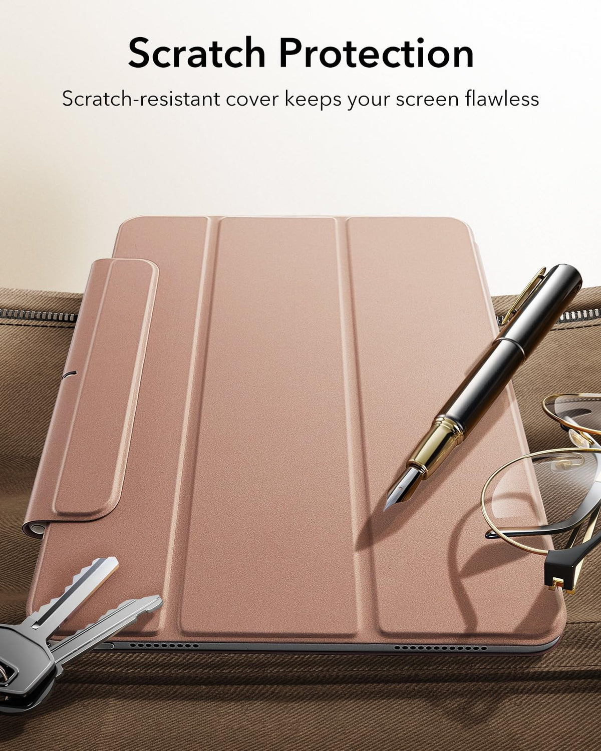 ESR for iPad Air 11-inch M4/M3/M2, iPad Air 5th/4th Generation Case, Black