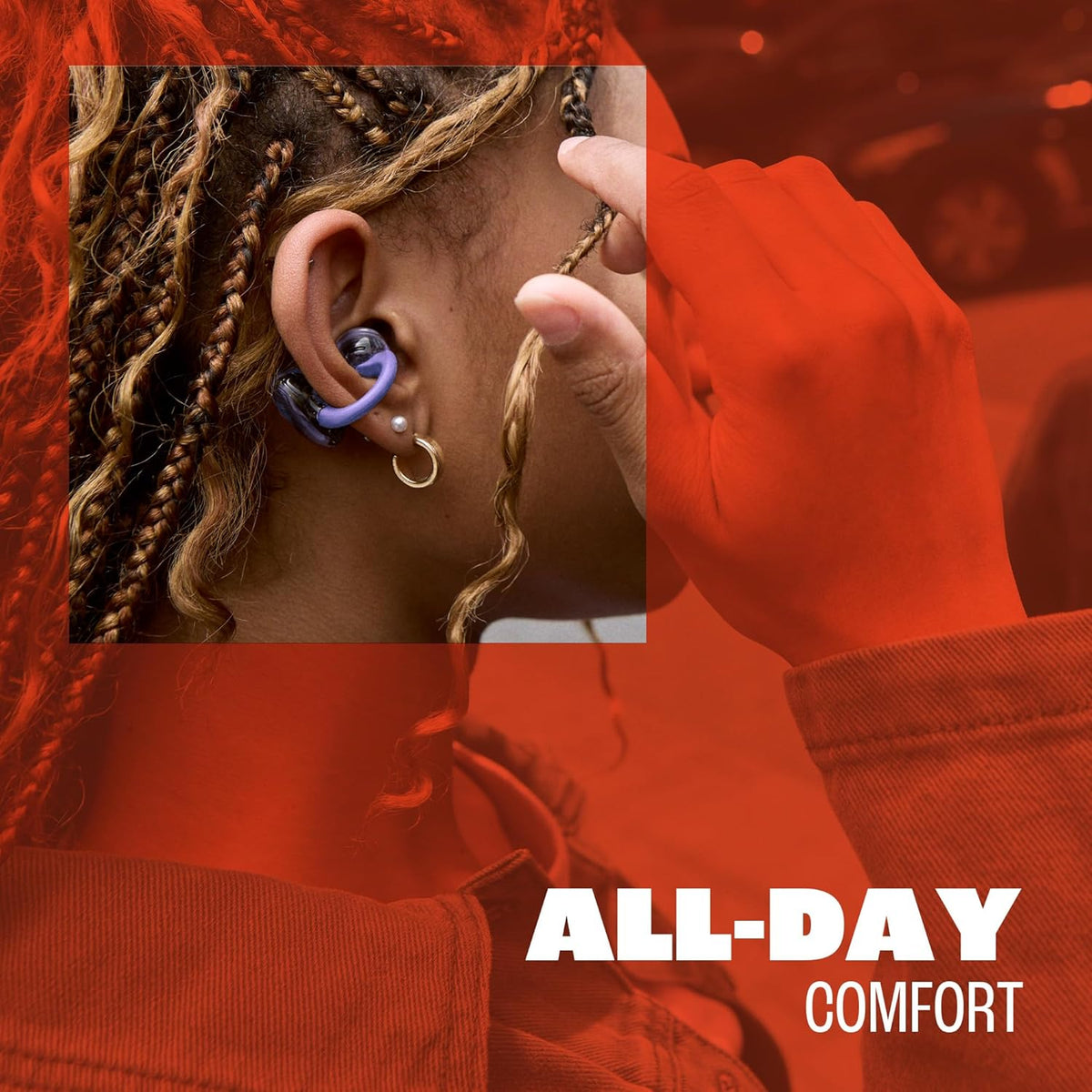 JBL Soundgear Clips -Open Ear Headphones For Situational Awareness (Copper)
