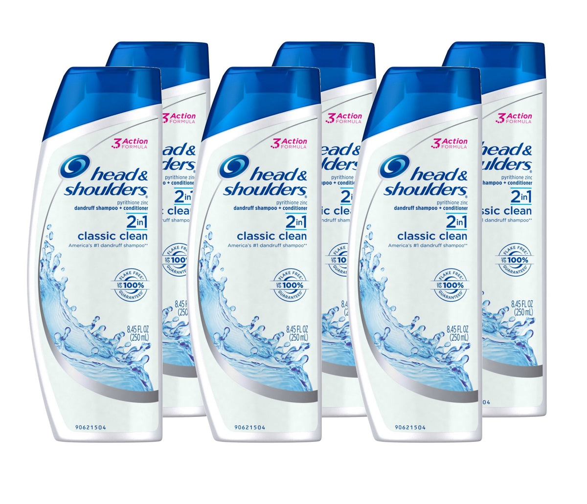 Head and Shoulders Classic Clean Anti-Dandruff 2 in 1 Paraben Free Shampoo and Conditioner, 32.1 fl oz