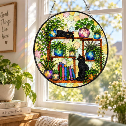 Black Cat Book Ornament 2026, Cat Gifts for Cat Lovers