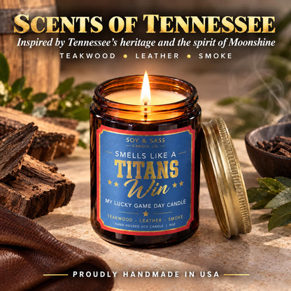 Vikings Gifts for Women / Men - Smells like a Vikings Win Candle, USA Made