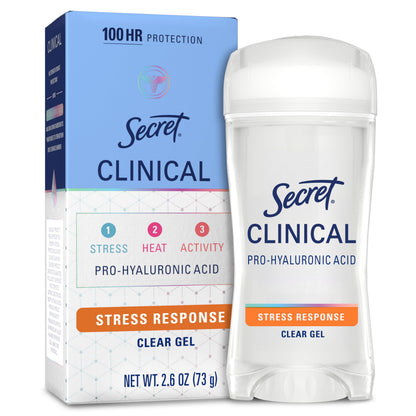 Secret Clinical Antiperspirant Deodorant, Completely Clean 2.6 oz Pack of 2