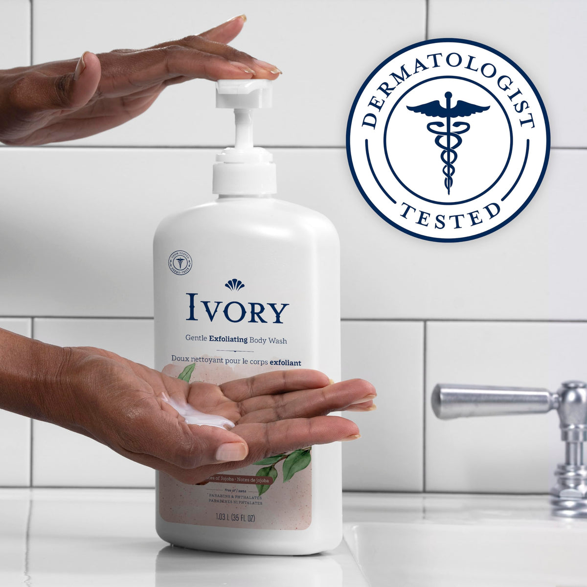 Ivory Body Wash Designed for the Whole Family, Original Scent, 35 fl oz